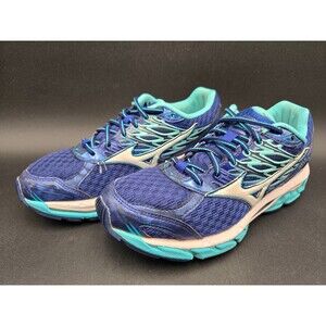 Mizuno Shoes Womens 7.5 Wave Paradox 4 Running Blue Teal Athletic Sneakers